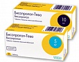 (*) Бисопролол-Тева таб. п/о 5мг №30